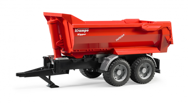 Krampe tandem halfpipe trailer